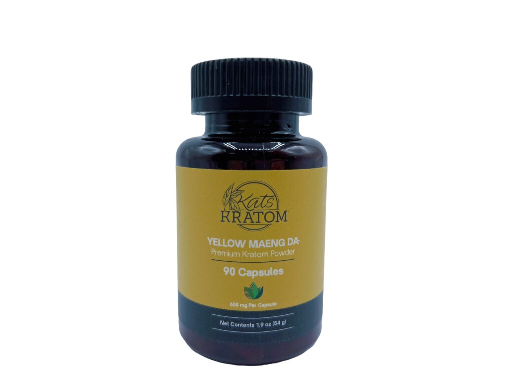 Kats Botanical Yellow Maeng Da Kratom Capsules Buy Now