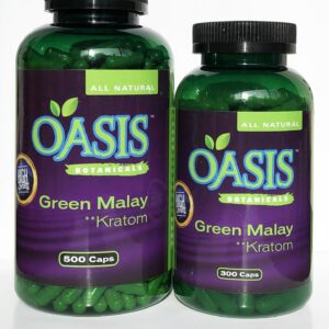Oasis Green Malay Kratom Capsule