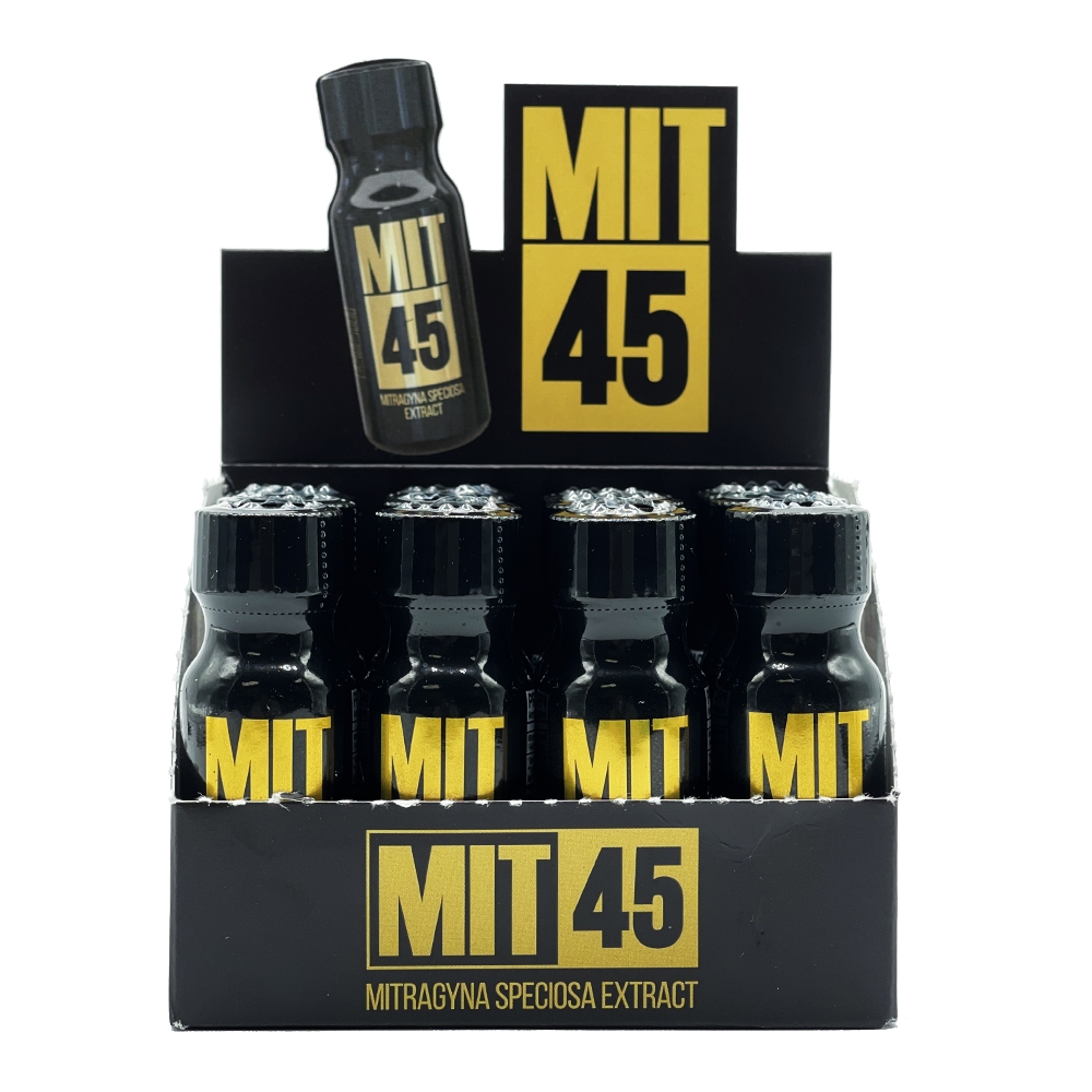 MIT 45 Liquid Kratom Shot Extract – display box