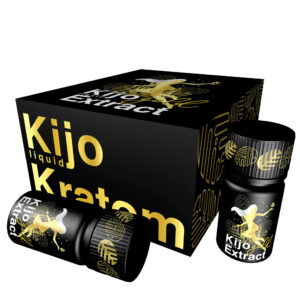 Kijo Kratom Gold Extract Liquid Shot - display box