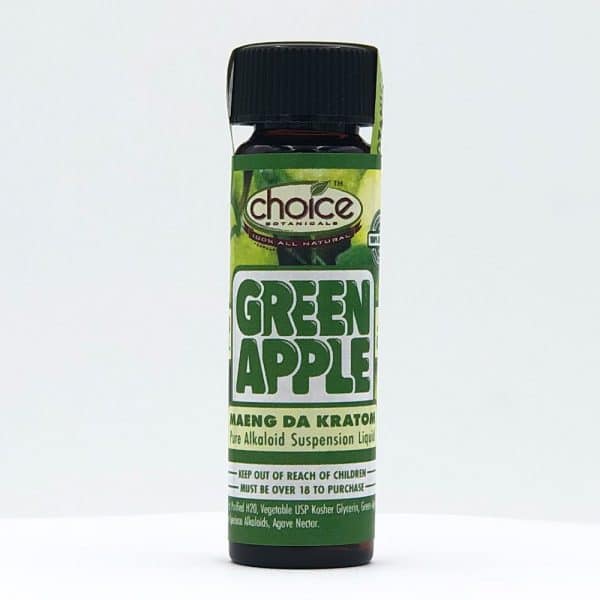 choice botanicals green apple liquid shot