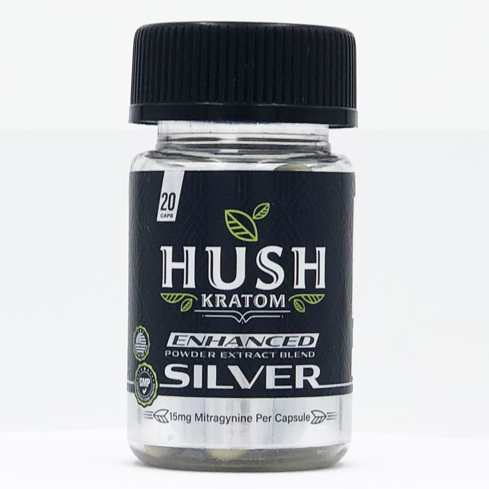 HUSH Silver Enhanced Extract Capsules 20 count