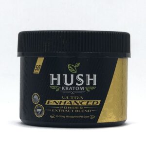 HUSH Ultra Enhanced Kratom Extract Powder - 50g