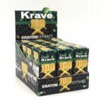 Krave 100X Kratom Extract Liquid Shot – display box