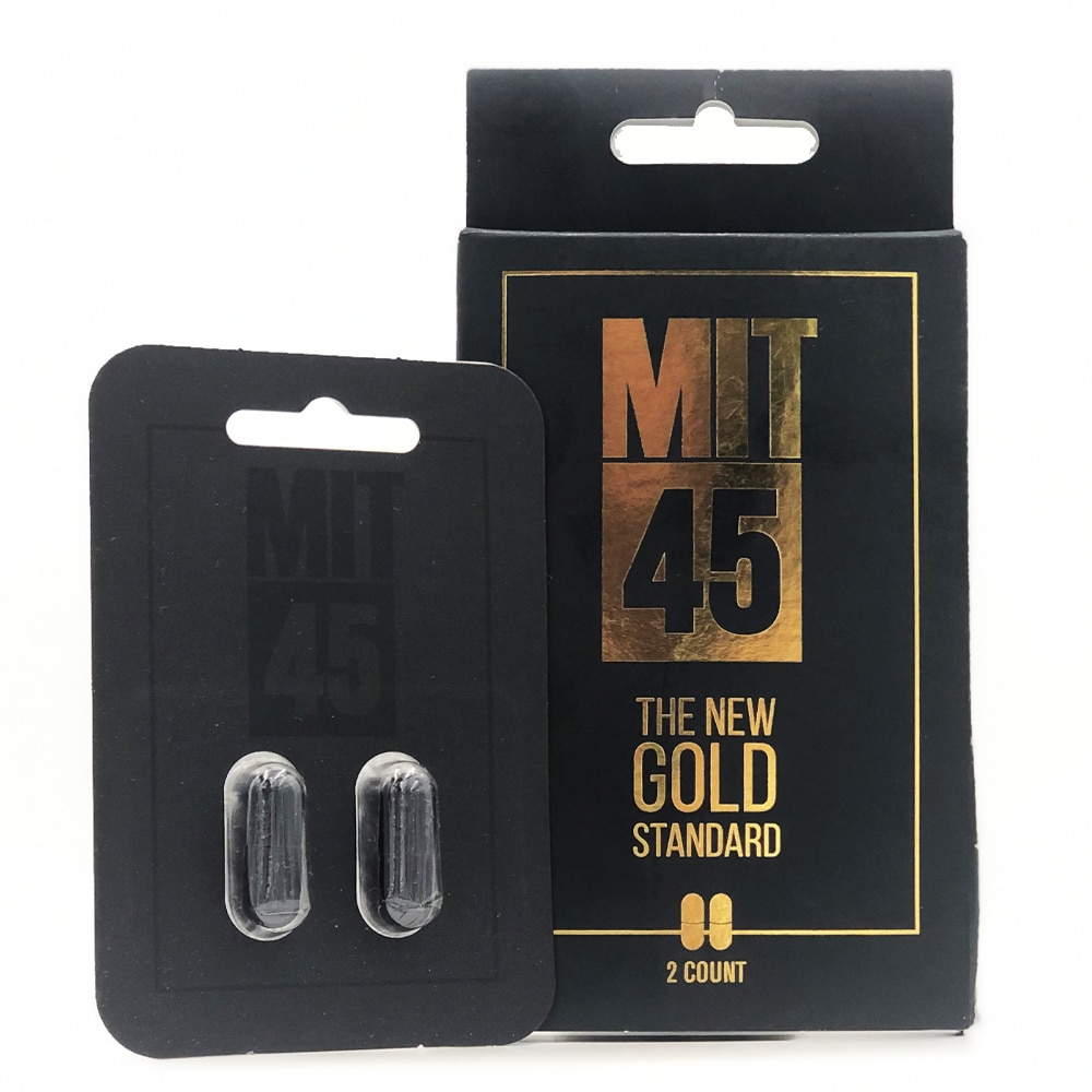 MIT 45 Gold Kratom Extract Capsules – 2 count
