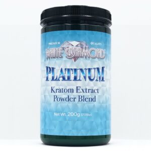 White Diamond Platinum Kratom Powder Blend