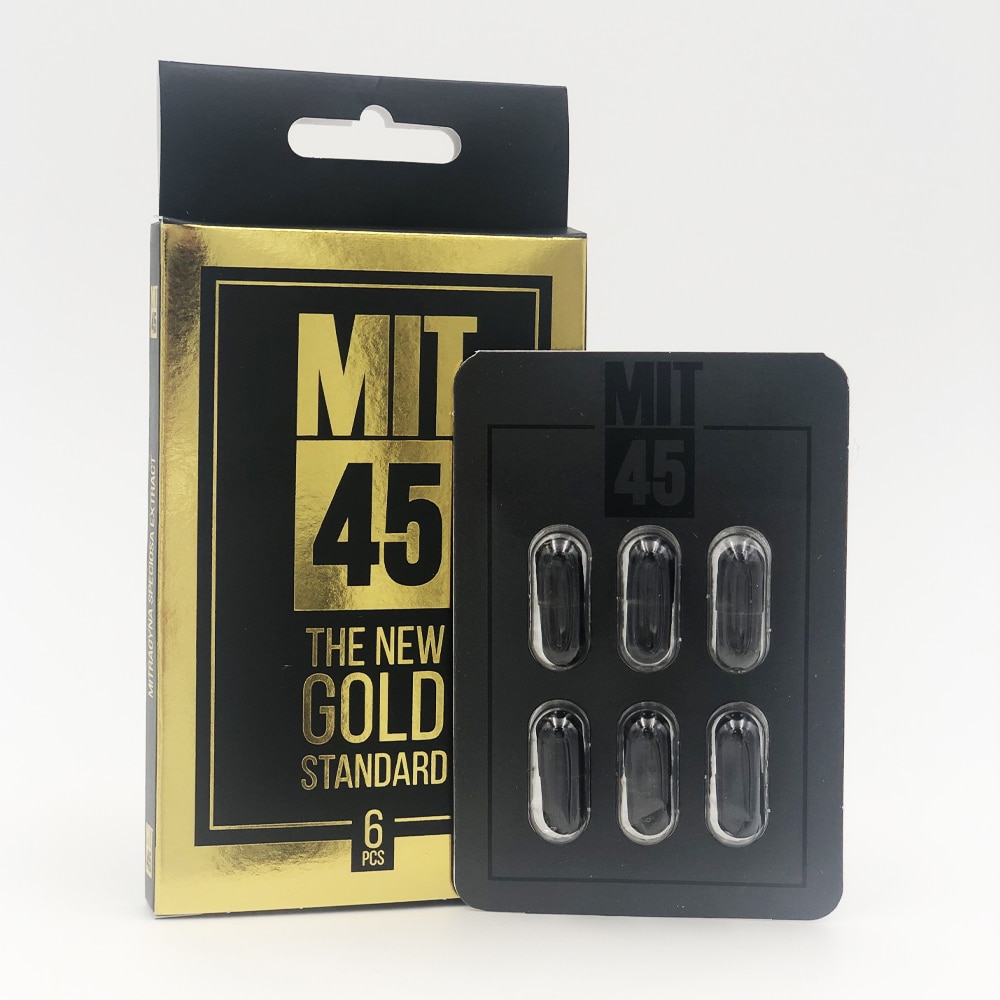 MIT 45 Kratom Extract Gold Capsules – 6 count