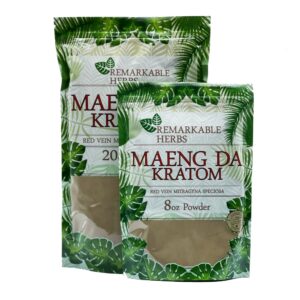 Remarkable Herbs Red Vein Maeng Da Kratom Powder