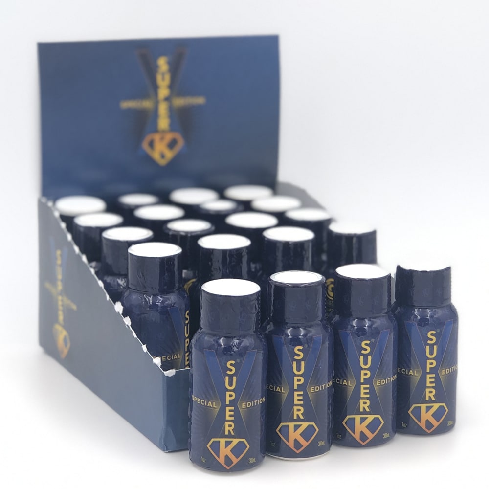 Super K Kratom Special Edition Extract Liquid Shot – display box 30ml 20 bottles