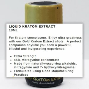MAHA Gold Kratom Extract Shot 10mL