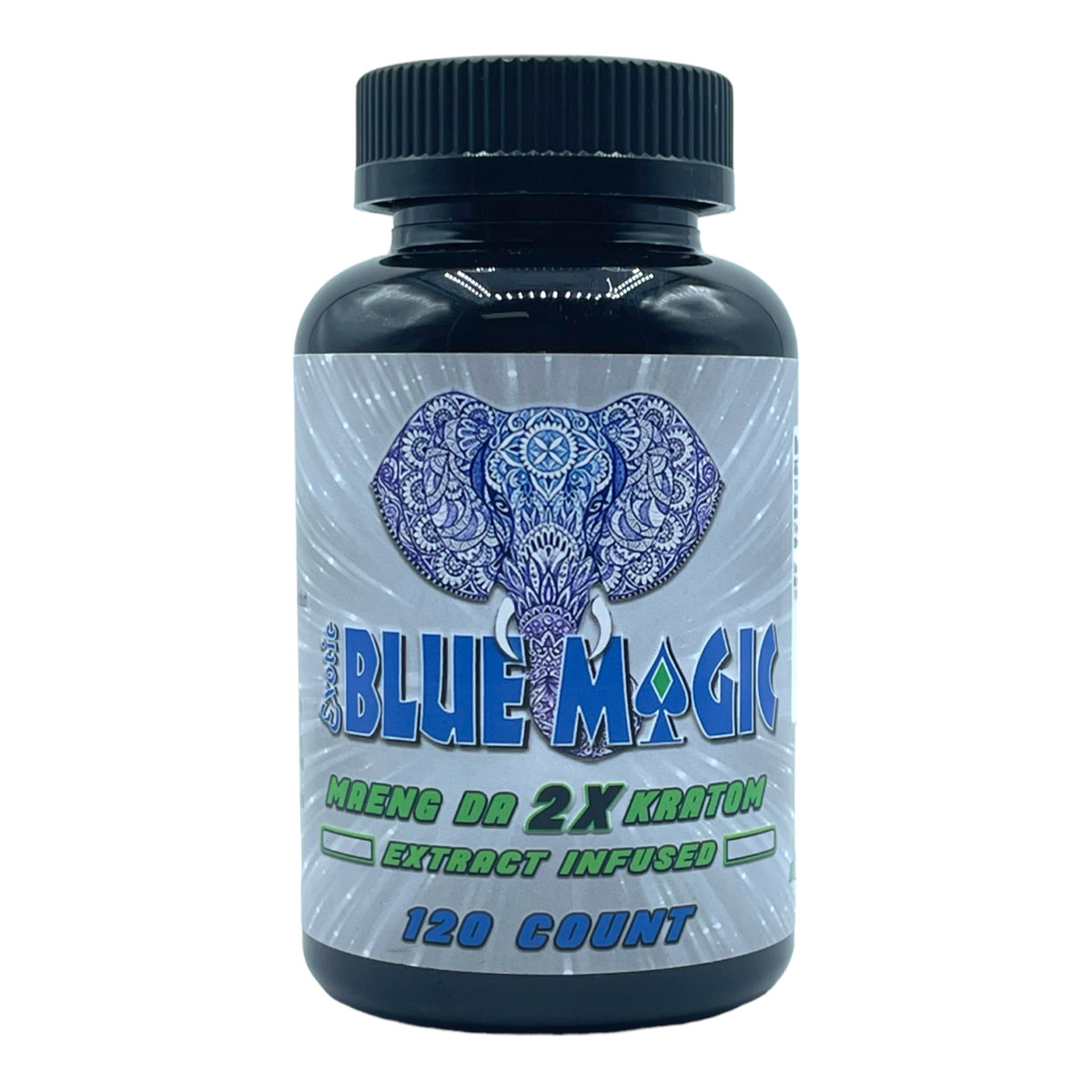 Blue Magic Maeng Da 2X Kratom Capsule – 120 count