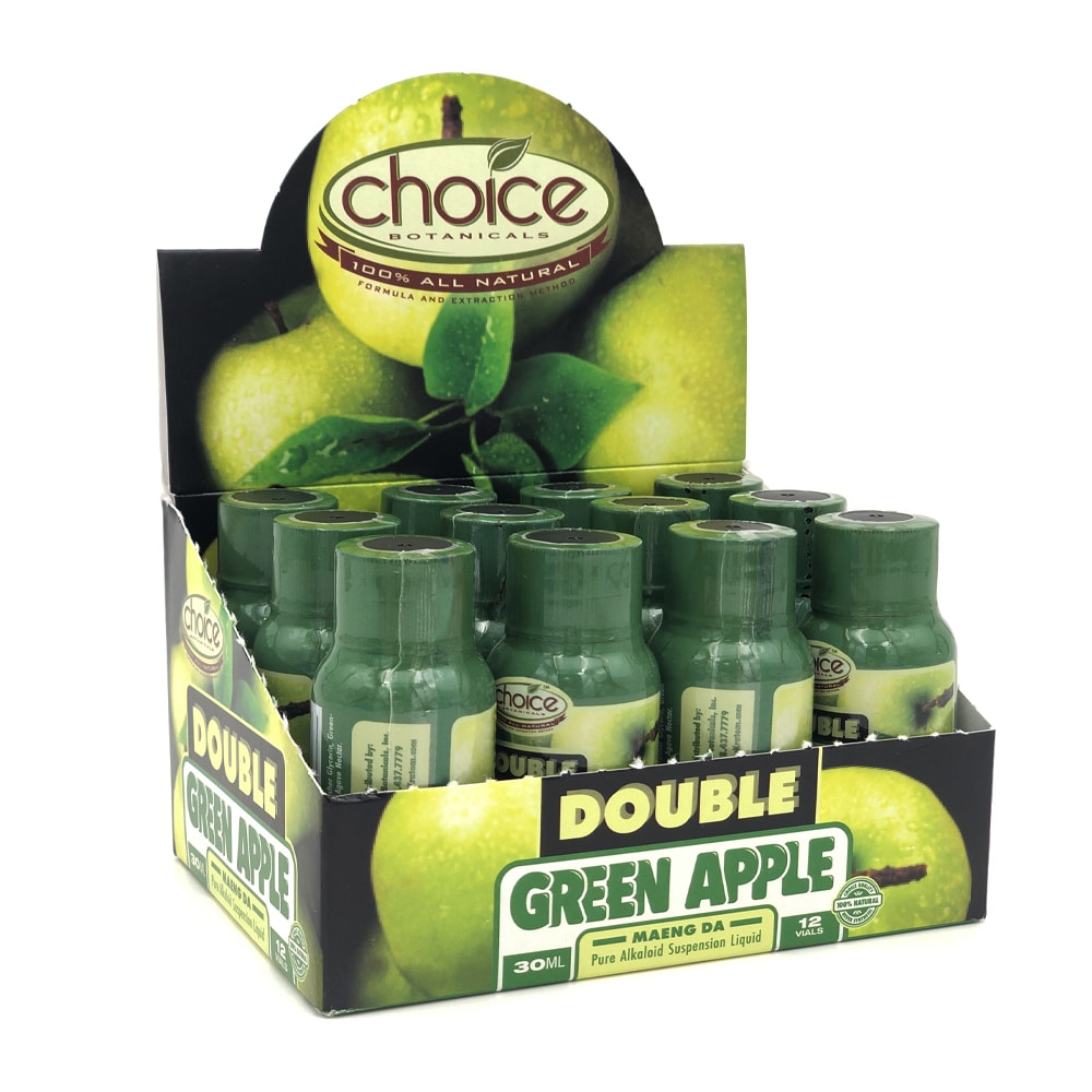Choice Botanicals Double Green Apple Kratom Shot – 30ml