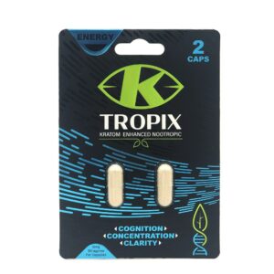 K-TROPIX Kratom Enhanced Nootropic Capsules - 2 count