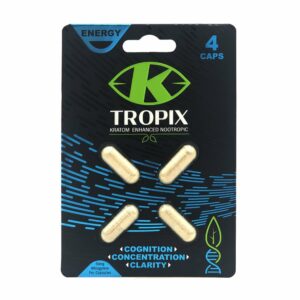 K-TROPIX Kratom Enhanced Nootropic Capsules - 4 count
