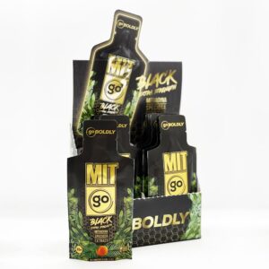 MIT 45 Go Boldly Black Extra Strength Liquid Gel - display box
