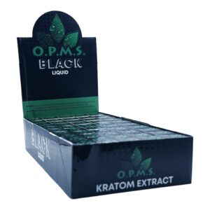 Black OPMS Kratom Extract Shot - 8.8ml