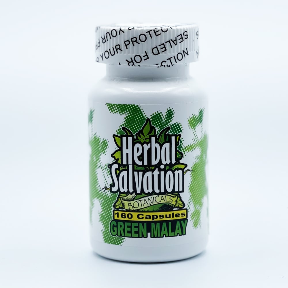 Herbal Salvation Botanicals MALAY Kratom Capsule – 160 ct