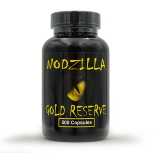 Nodzilla Gold Reserve Kratom Capsule - 200 CT.
