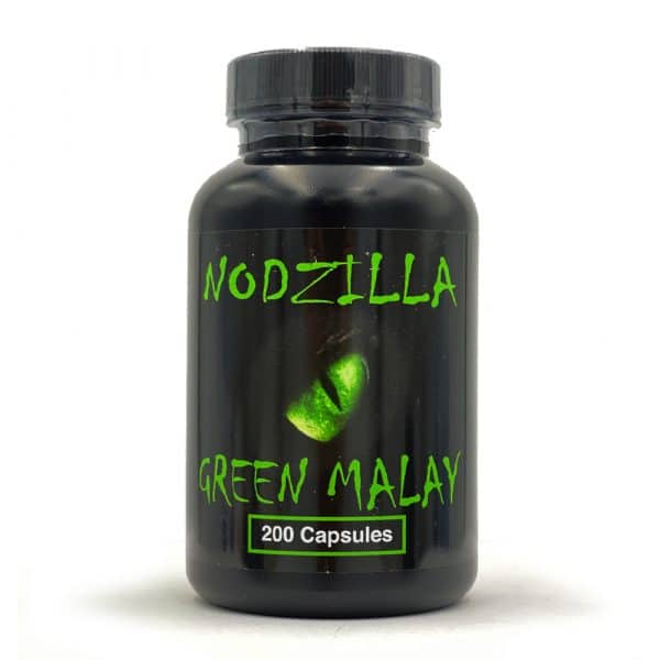 Nodzilla Green Malay Kratom capsules