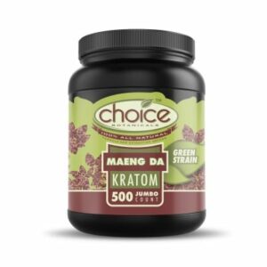 Choice Botanicals Maeng Da Kratom Capsules - 500 ct