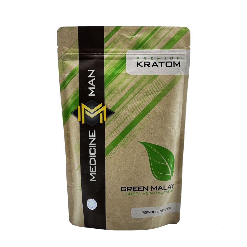 Medicine Man Green MALAYSIAN Kratom Powder 250grams