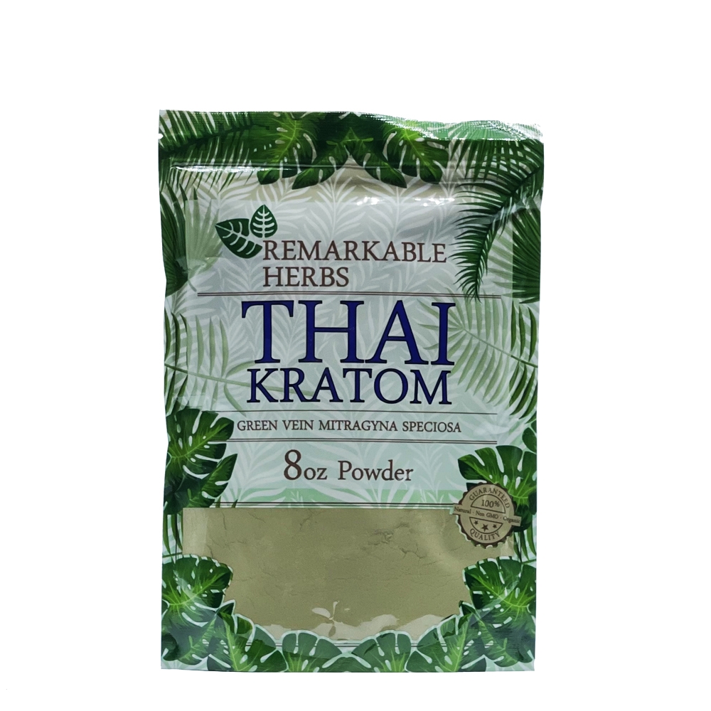 Remarkable Herbs Green Vein THAI Kratom Powder