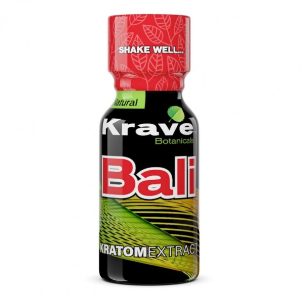 Krave Bali Kratom Extract Liquid Shot, 10ml