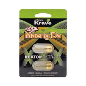 Krave MAENG DA Kratom Extract Capsules - 2 count