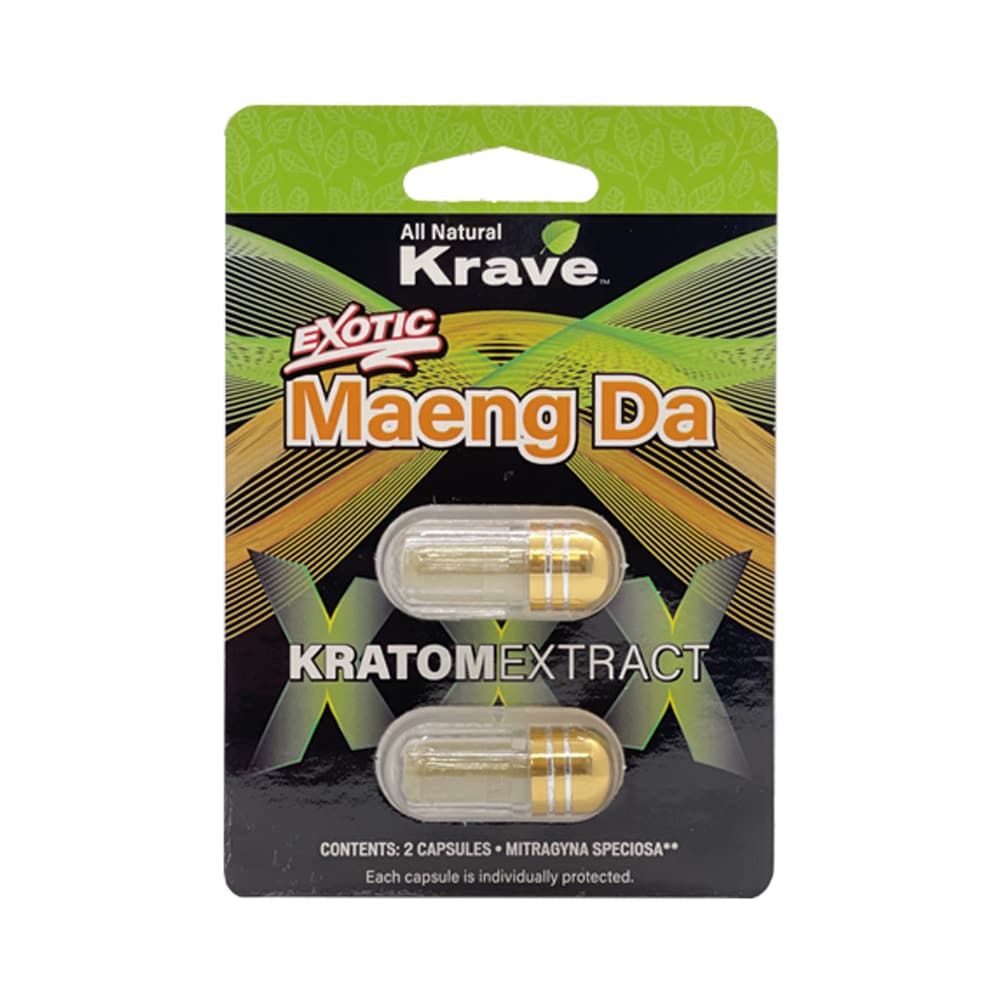 Krave MAENG DA Kratom Extract Capsules – 2 count