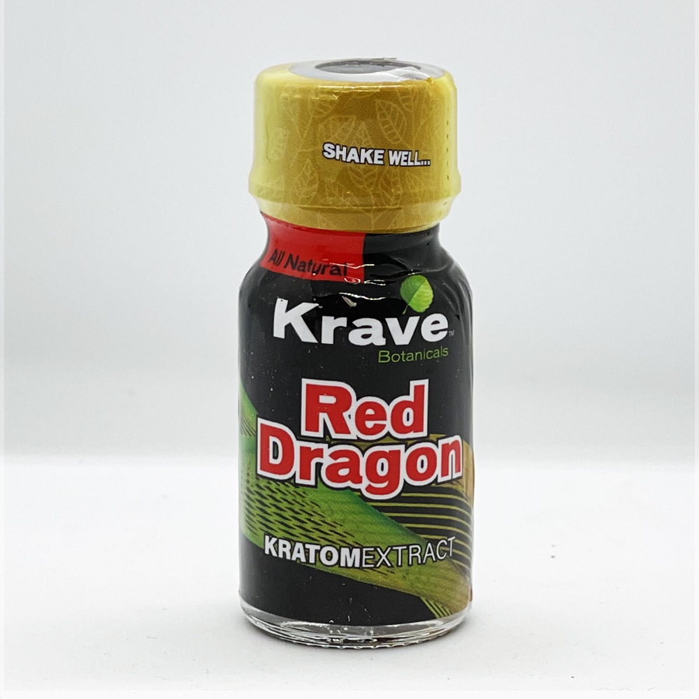 Krave RED DRAGON Kratom Extract Liquid Shot