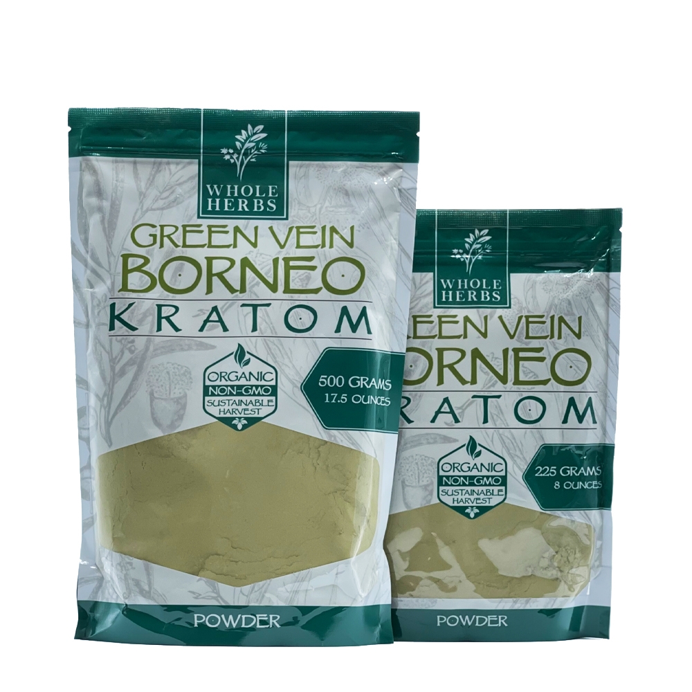 Whole Herbs Green Vein BORNEO Kratom Powder