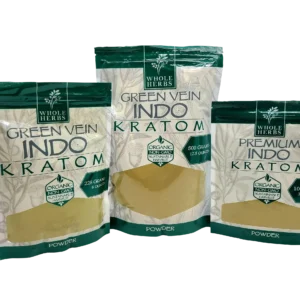 Whole Herbs Green Vein INDO Kratom Powder
