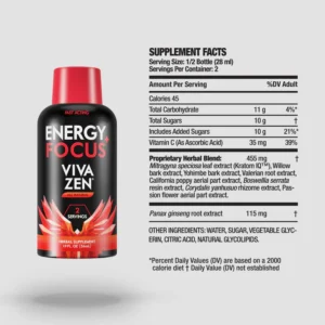 VIVAZEN Energy + Focus Kratom Shot 56mL