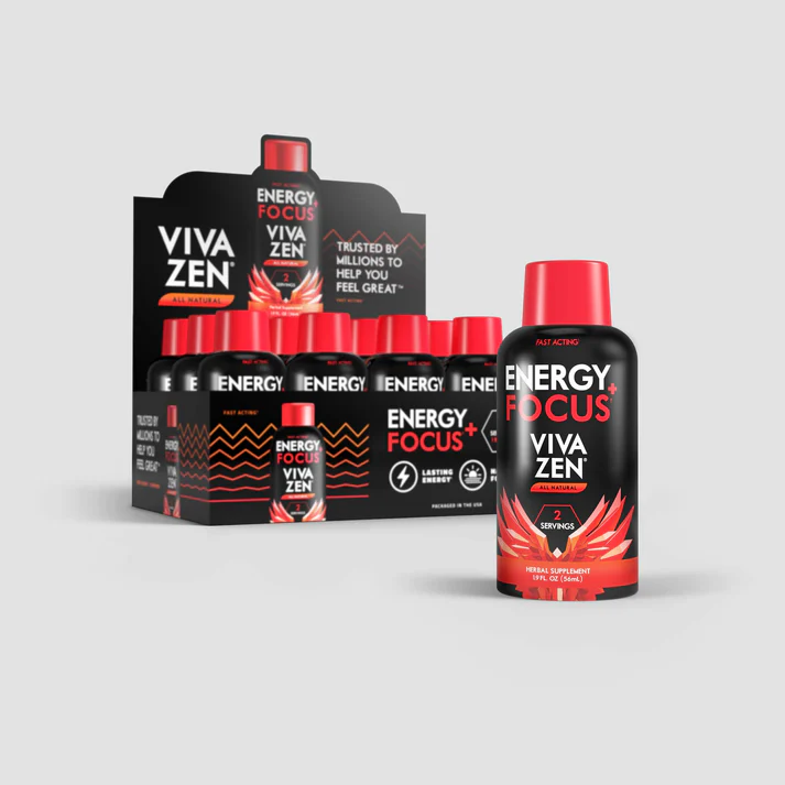 VIVAZEN Energy + Focus Kratom Shot 56mL