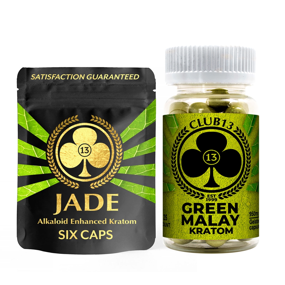 Club 13 Jade Enhanced Malay Kratom Capsule – Combo