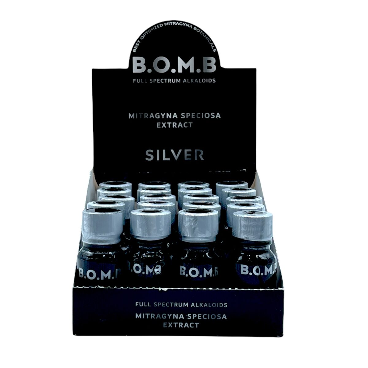 BOMB Silver Kratom Extract Shot, 10ml