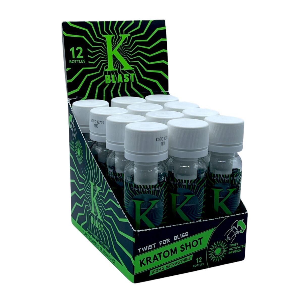 K BLAST 2oz Kratom Extract Liquid Shot – 2oz