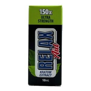 Relax Aid Ultra Strength 150X Kratom Extract Shot, 10ml