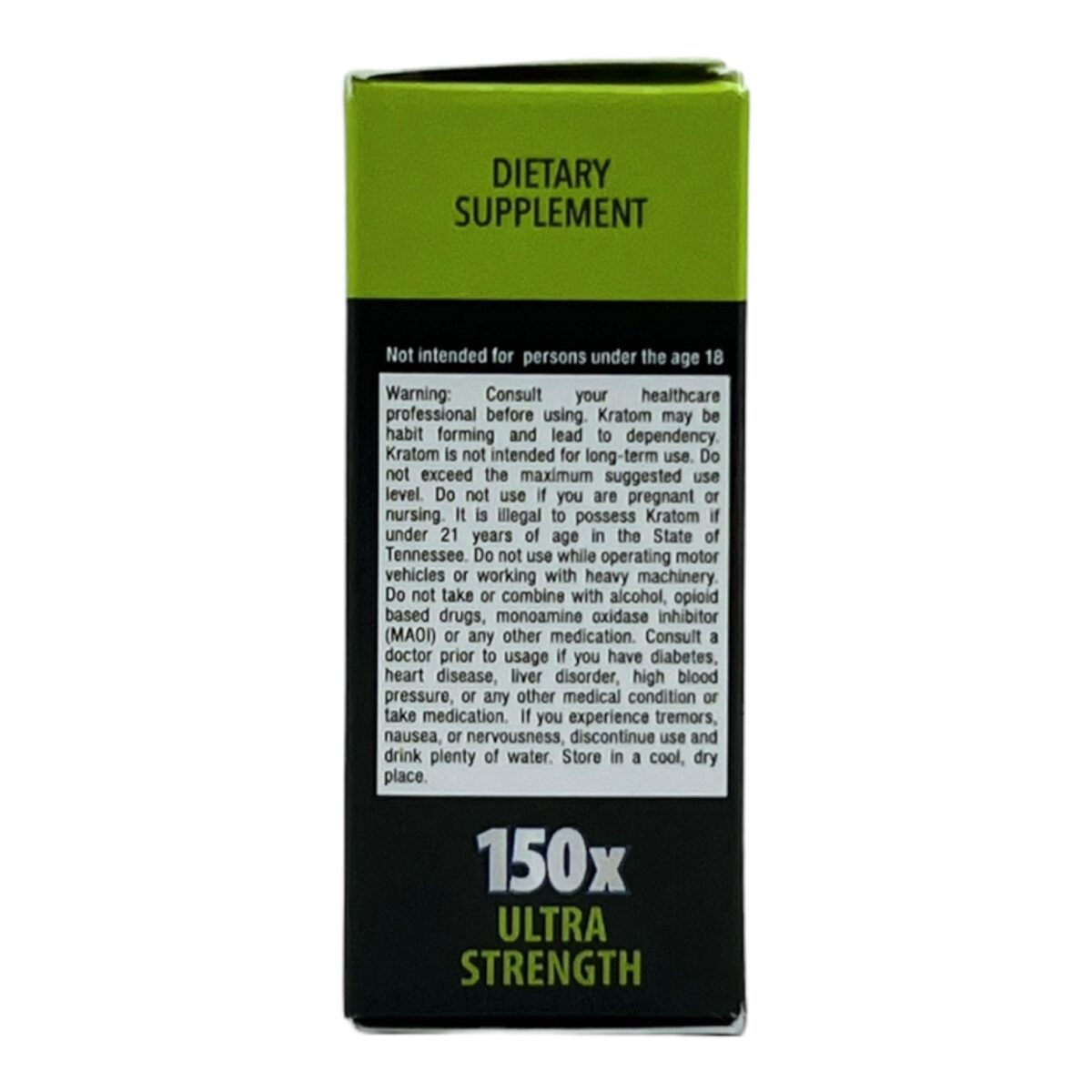 Relax Aid Ultra Strength 150X Kratom Extract Shot 10mL