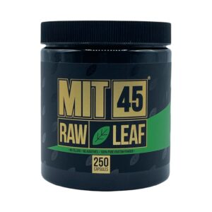 MIT 45 Raw Green Leaf Kratom Capsules