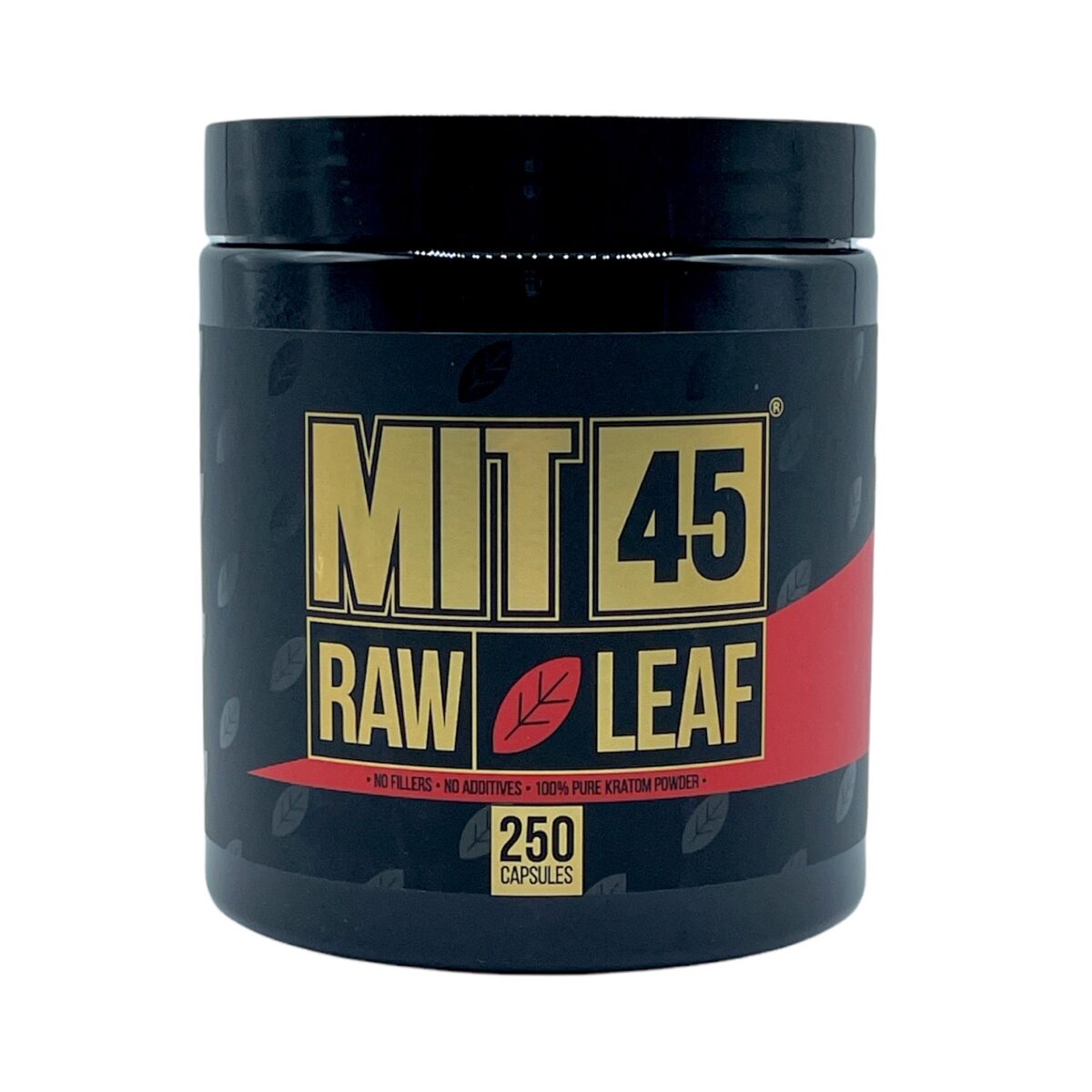 MIT 45 Raw Red Leaf Kratom Capsules