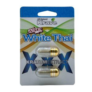 Krave Exotic Thai Kratom Extract Capsules - 2 count