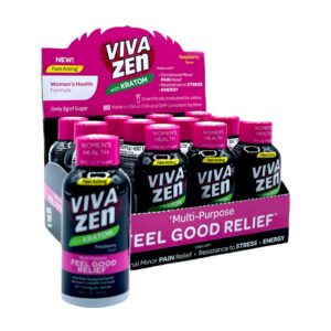 VIVAZEN Women’s Health Indo Kratom Extract Shot 40mg MIT 56mL