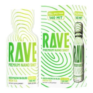 Rave Green Maeng Da Bliss Kratom Shot 140mg 15mL