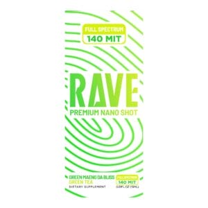 Rave Green Maeng Da Bliss Kratom Shot 140mg 15mL