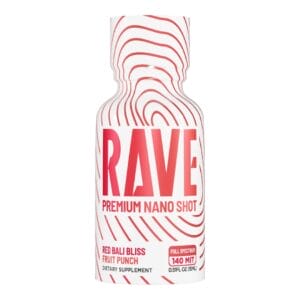 Rave Red Bali Bliss Kratom Shot 140mg 15mL