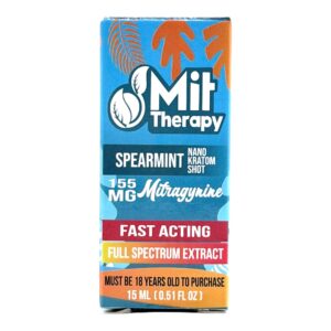 MIT Therapy NANO Spearmint Kratom Shot 155mg 15mL