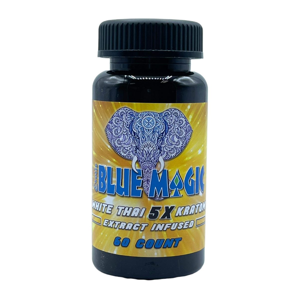 Blue Magic White Thai 5X Kratom Capsule – 60 count