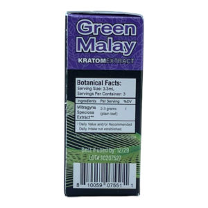 Krave Green Malay Kratom Extract Shot 10mL