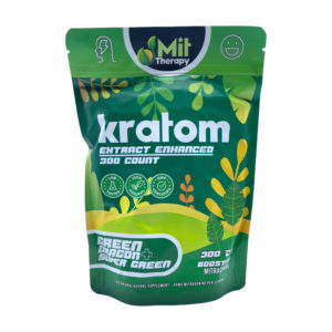 MIT Therapy Green Dragon Super Green Extract Enhanced Kratom Capsules